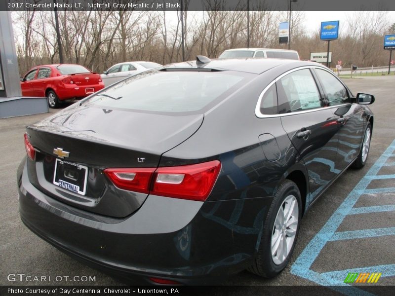 Nightfall Gray Metallic / Jet Black 2017 Chevrolet Malibu LT