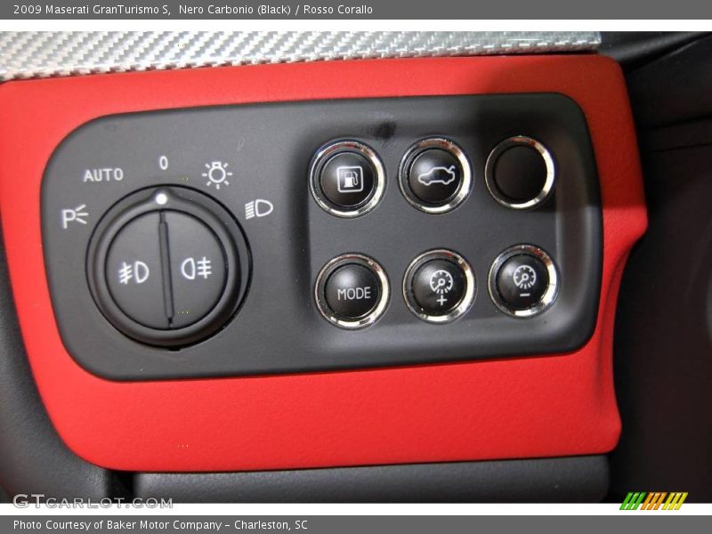 Nero Carbonio (Black) / Rosso Corallo 2009 Maserati GranTurismo S
