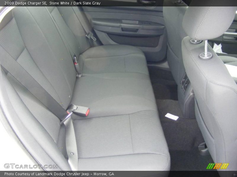 Stone White / Dark Slate Gray 2009 Dodge Charger SE