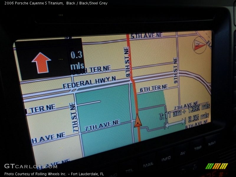 Black / Black/Steel Grey 2006 Porsche Cayenne S Titanium