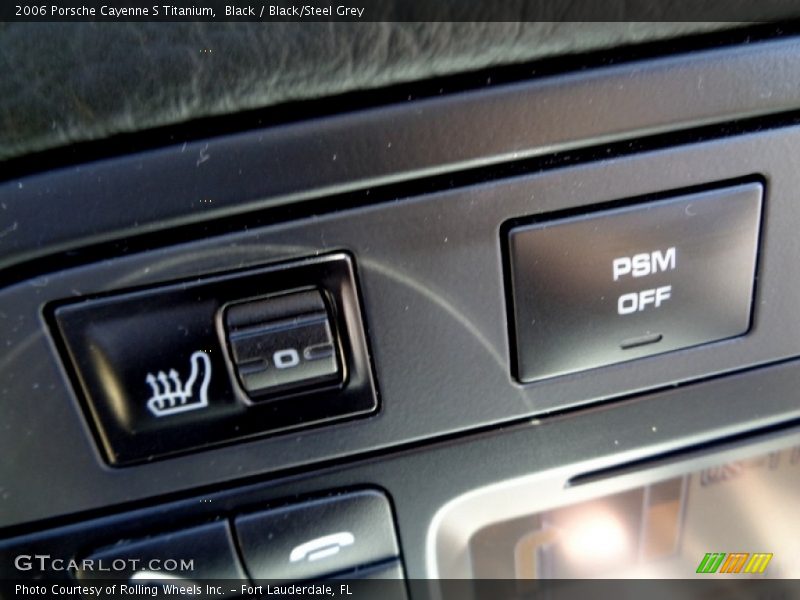 Black / Black/Steel Grey 2006 Porsche Cayenne S Titanium