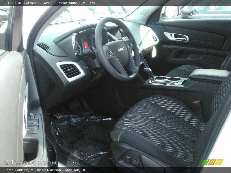 Summit White / Jet Black 2017 GMC Terrain SLE AWD