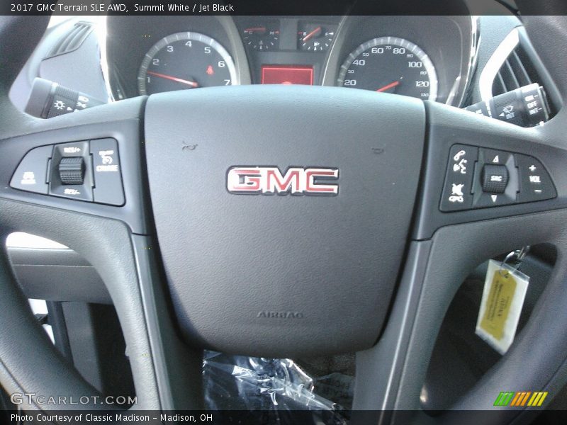 Summit White / Jet Black 2017 GMC Terrain SLE AWD