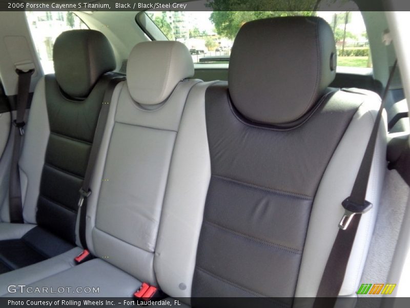 Black / Black/Steel Grey 2006 Porsche Cayenne S Titanium
