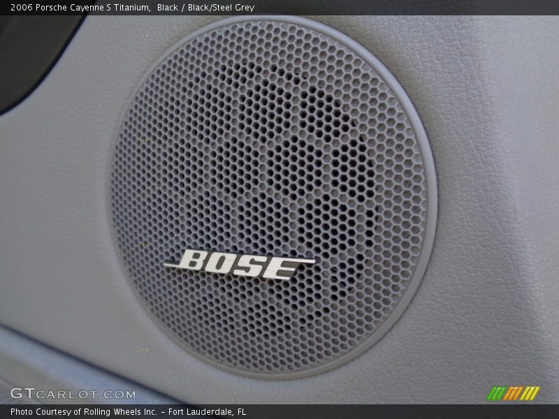 Black / Black/Steel Grey 2006 Porsche Cayenne S Titanium