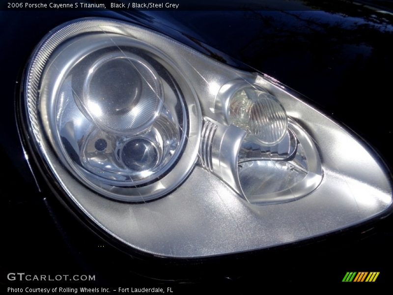 Black / Black/Steel Grey 2006 Porsche Cayenne S Titanium