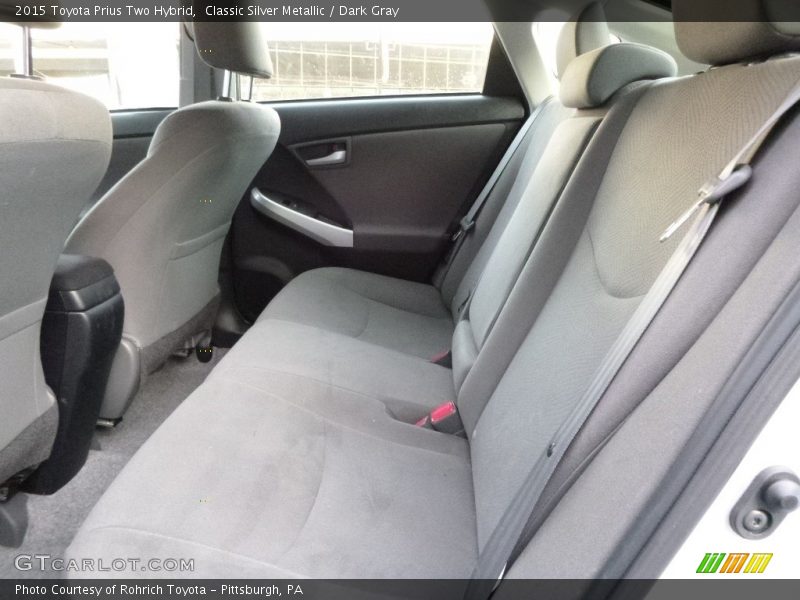 Classic Silver Metallic / Dark Gray 2015 Toyota Prius Two Hybrid