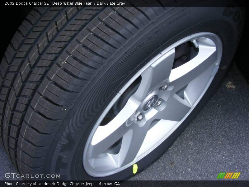 Deep Water Blue Pearl / Dark Slate Gray 2009 Dodge Charger SE