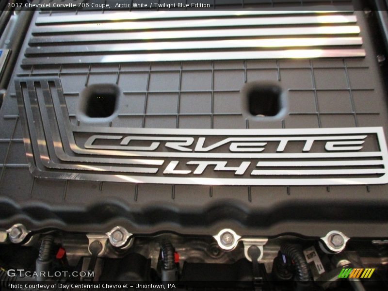 Arctic White / Twilight Blue Edition 2017 Chevrolet Corvette Z06 Coupe