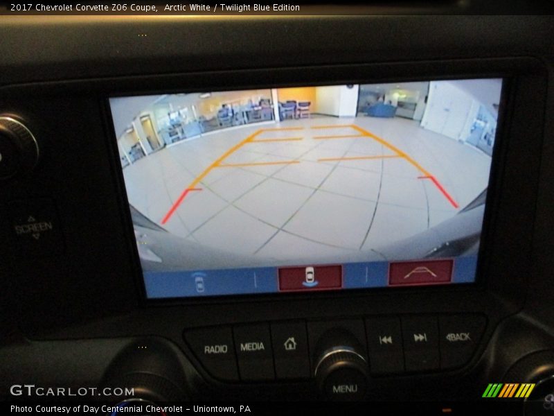 Arctic White / Twilight Blue Edition 2017 Chevrolet Corvette Z06 Coupe