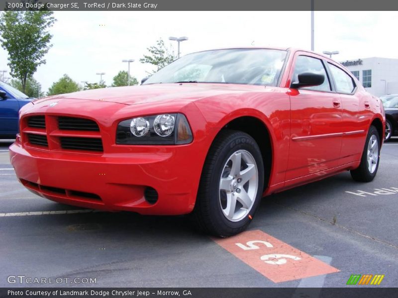 TorRed / Dark Slate Gray 2009 Dodge Charger SE