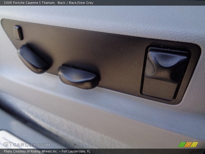 Black / Black/Steel Grey 2006 Porsche Cayenne S Titanium