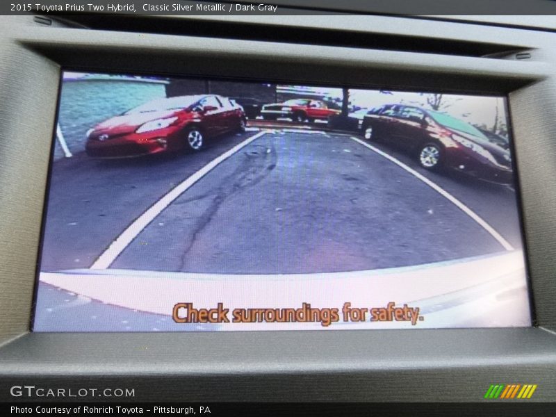 Classic Silver Metallic / Dark Gray 2015 Toyota Prius Two Hybrid