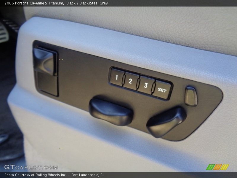 Black / Black/Steel Grey 2006 Porsche Cayenne S Titanium