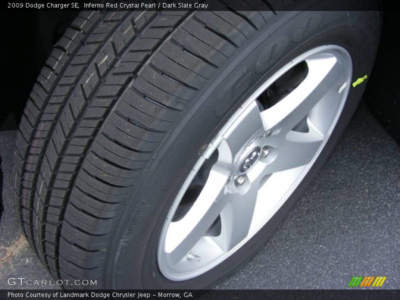 Inferno Red Crystal Pearl / Dark Slate Gray 2009 Dodge Charger SE
