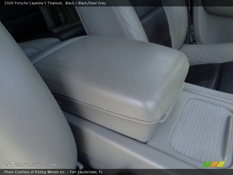 Black / Black/Steel Grey 2006 Porsche Cayenne S Titanium