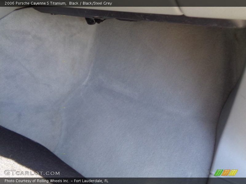 Black / Black/Steel Grey 2006 Porsche Cayenne S Titanium