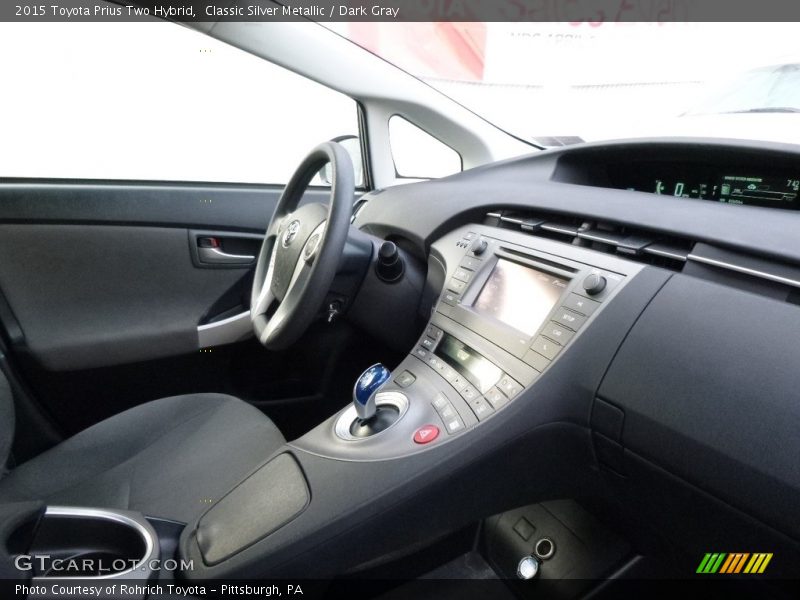 Classic Silver Metallic / Dark Gray 2015 Toyota Prius Two Hybrid