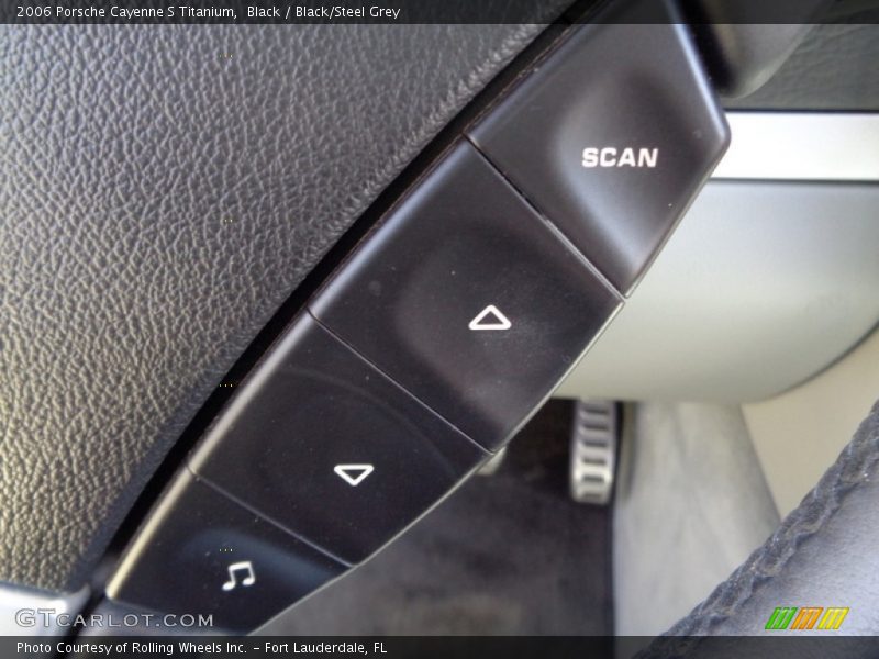 Black / Black/Steel Grey 2006 Porsche Cayenne S Titanium