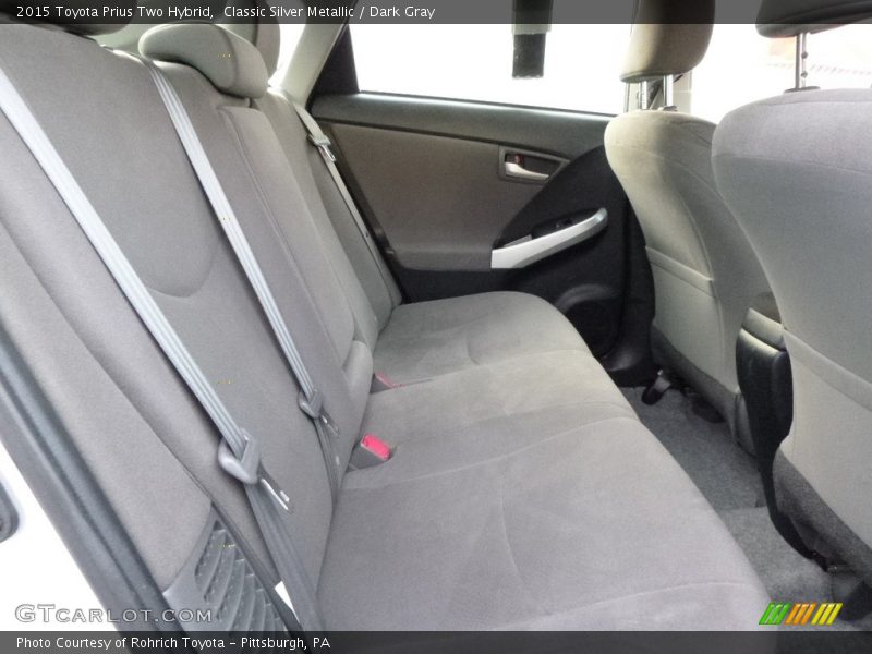 Classic Silver Metallic / Dark Gray 2015 Toyota Prius Two Hybrid