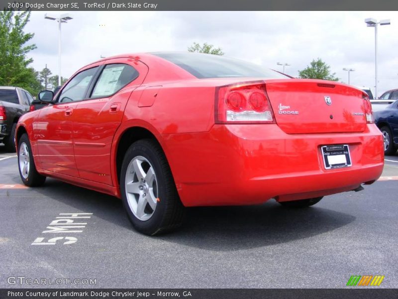 TorRed / Dark Slate Gray 2009 Dodge Charger SE