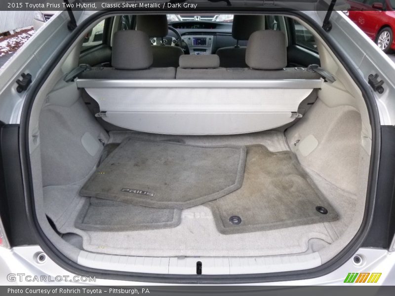 Classic Silver Metallic / Dark Gray 2015 Toyota Prius Two Hybrid