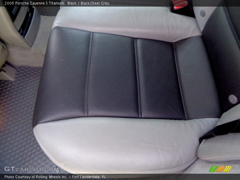 Black / Black/Steel Grey 2006 Porsche Cayenne S Titanium
