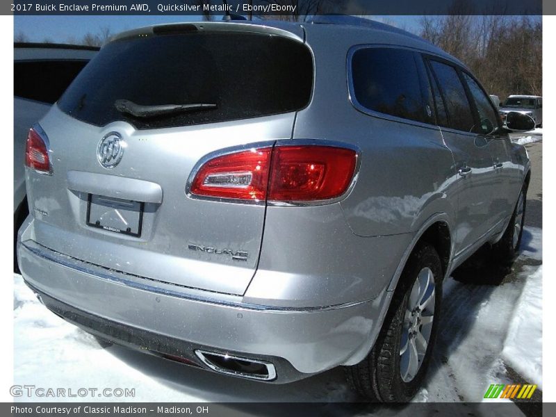 Quicksilver Metallic / Ebony/Ebony 2017 Buick Enclave Premium AWD