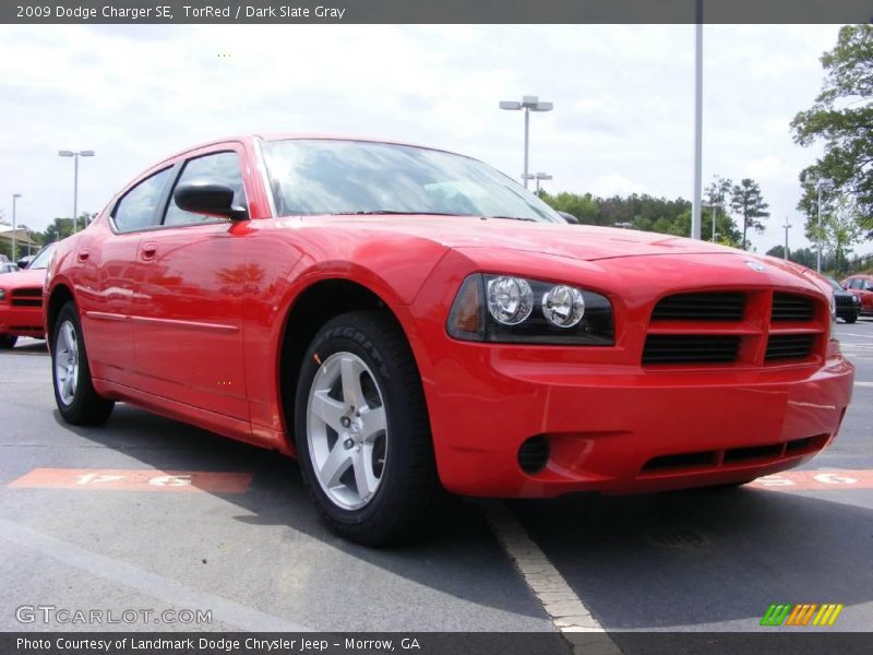 TorRed / Dark Slate Gray 2009 Dodge Charger SE