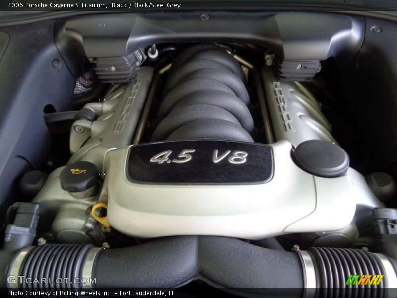 Black / Black/Steel Grey 2006 Porsche Cayenne S Titanium