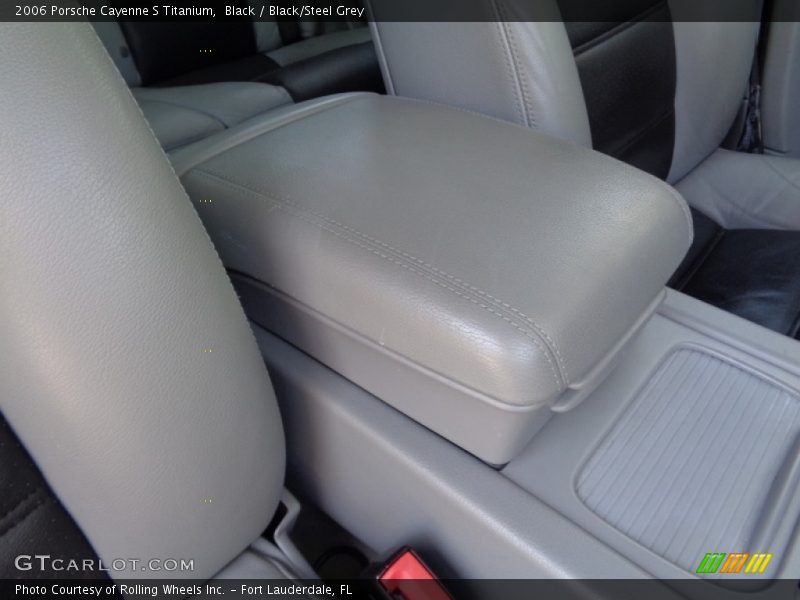 Black / Black/Steel Grey 2006 Porsche Cayenne S Titanium