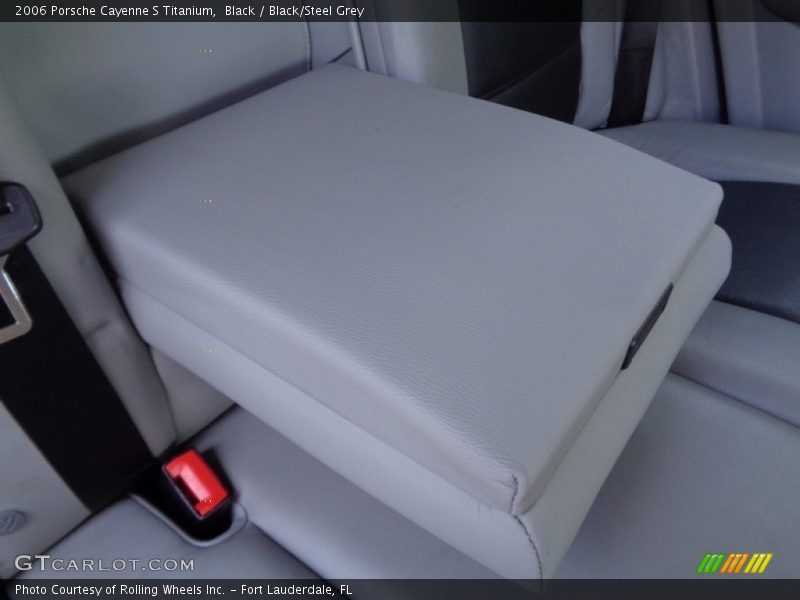 Black / Black/Steel Grey 2006 Porsche Cayenne S Titanium