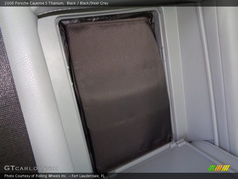 Black / Black/Steel Grey 2006 Porsche Cayenne S Titanium