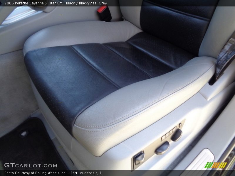 Black / Black/Steel Grey 2006 Porsche Cayenne S Titanium