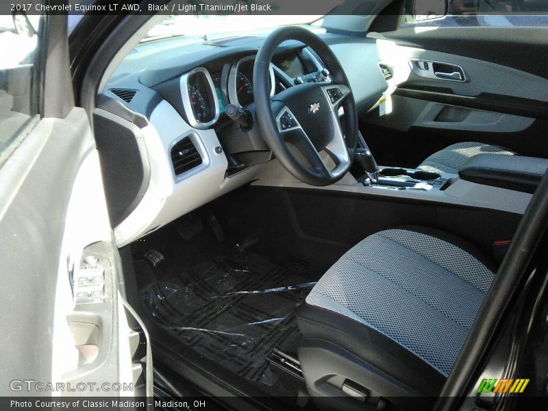 Black / Light Titanium/Jet Black 2017 Chevrolet Equinox LT AWD