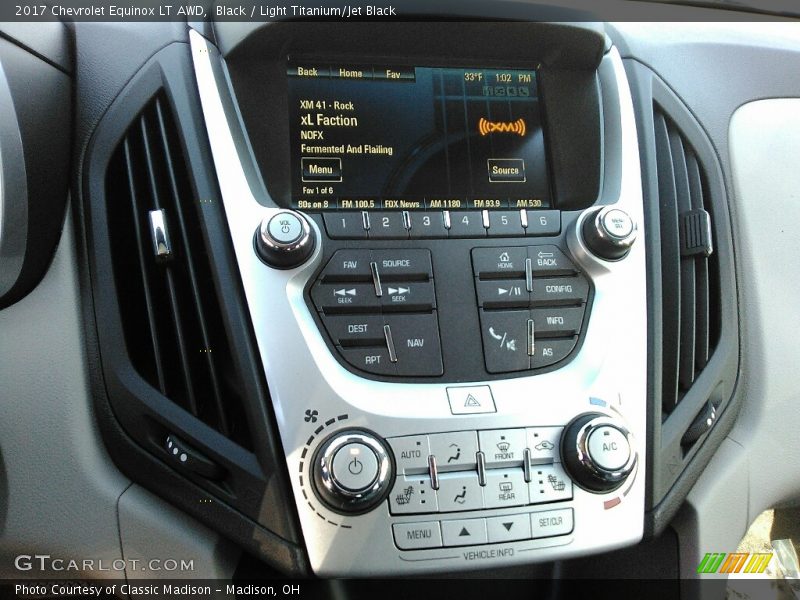 Black / Light Titanium/Jet Black 2017 Chevrolet Equinox LT AWD