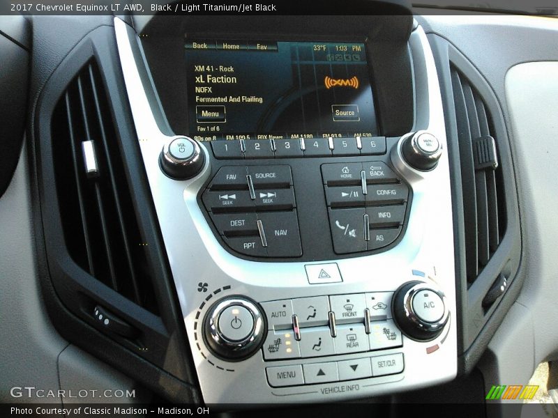 Black / Light Titanium/Jet Black 2017 Chevrolet Equinox LT AWD