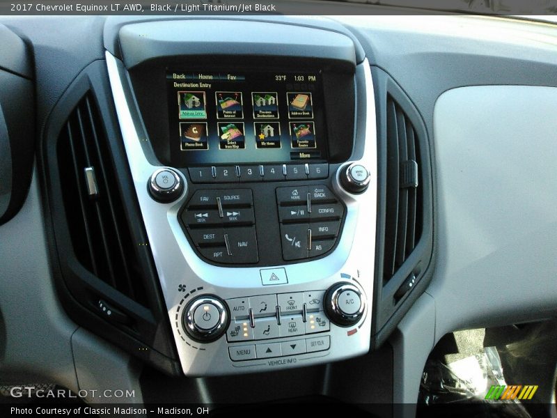 Black / Light Titanium/Jet Black 2017 Chevrolet Equinox LT AWD