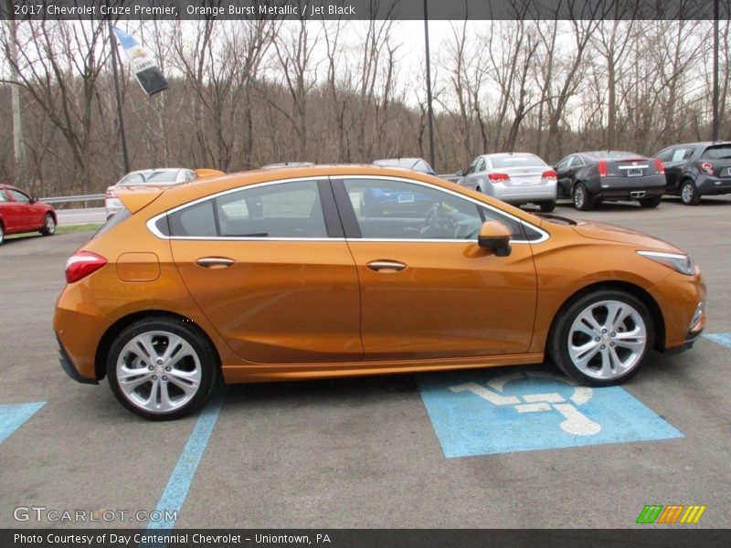 Orange Burst Metallic / Jet Black 2017 Chevrolet Cruze Premier