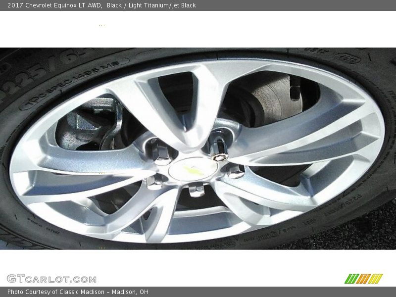 Black / Light Titanium/Jet Black 2017 Chevrolet Equinox LT AWD