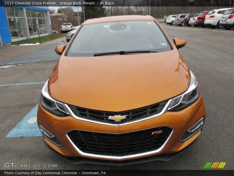 Orange Burst Metallic / Jet Black 2017 Chevrolet Cruze Premier