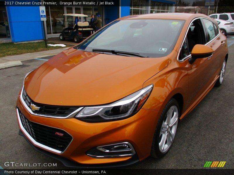 Orange Burst Metallic / Jet Black 2017 Chevrolet Cruze Premier