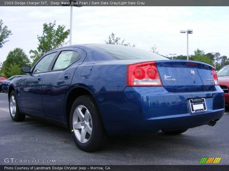 Deep Water Blue Pearl / Dark Slate Gray/Light Slate Gray 2009 Dodge Charger SXT