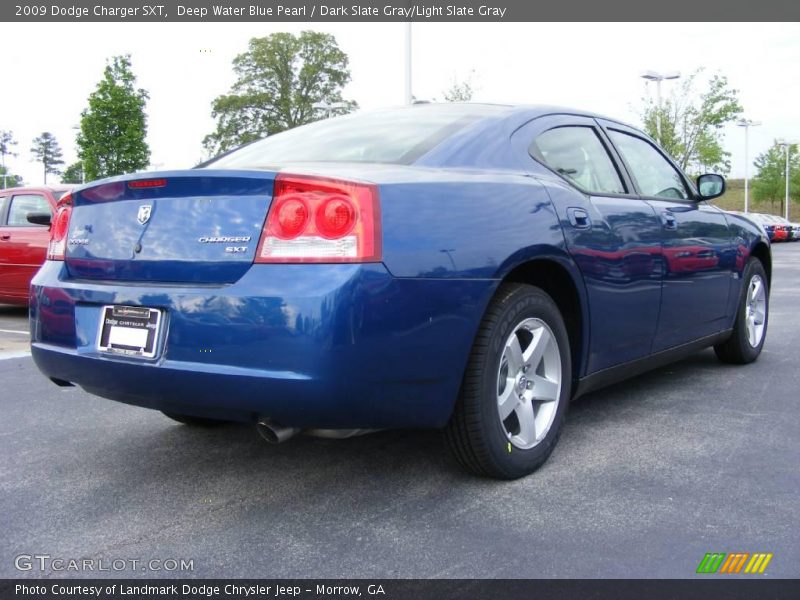Deep Water Blue Pearl / Dark Slate Gray/Light Slate Gray 2009 Dodge Charger SXT