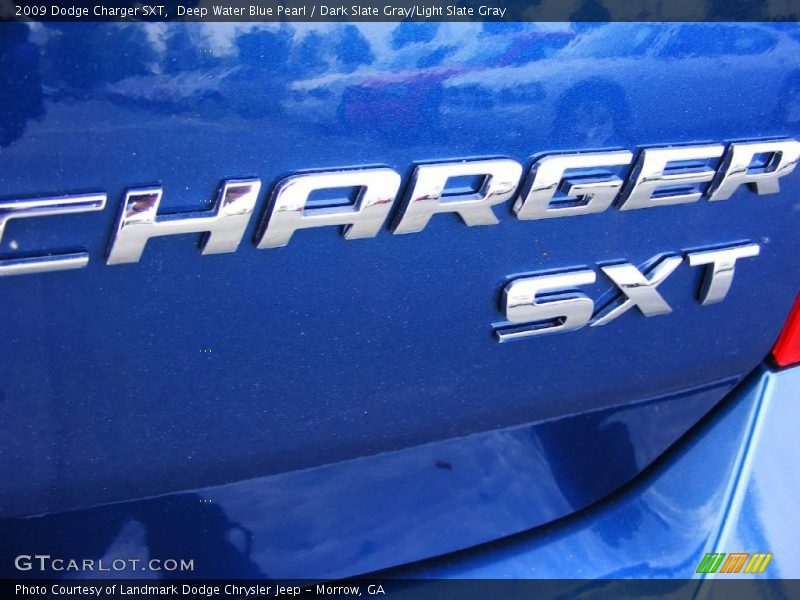 Deep Water Blue Pearl / Dark Slate Gray/Light Slate Gray 2009 Dodge Charger SXT