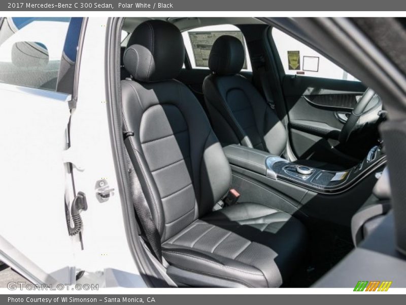 Polar White / Black 2017 Mercedes-Benz C 300 Sedan