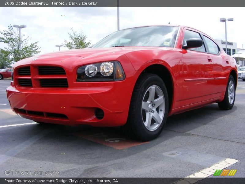 TorRed / Dark Slate Gray 2009 Dodge Charger SE