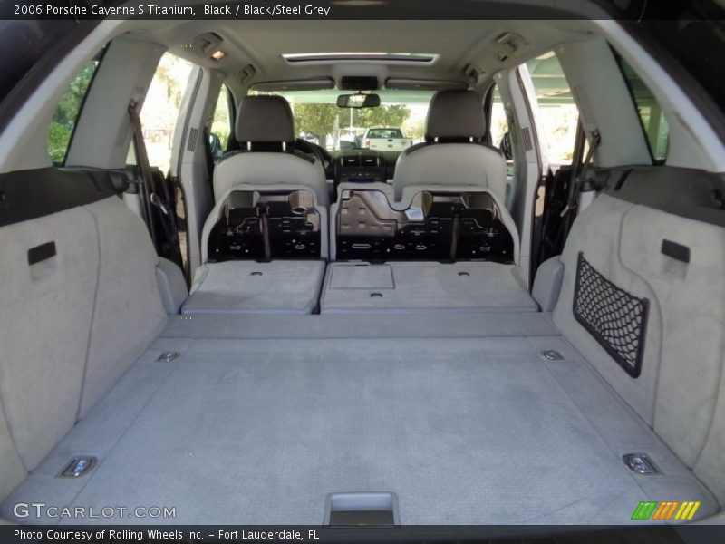 Black / Black/Steel Grey 2006 Porsche Cayenne S Titanium