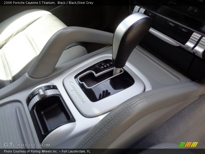 Black / Black/Steel Grey 2006 Porsche Cayenne S Titanium