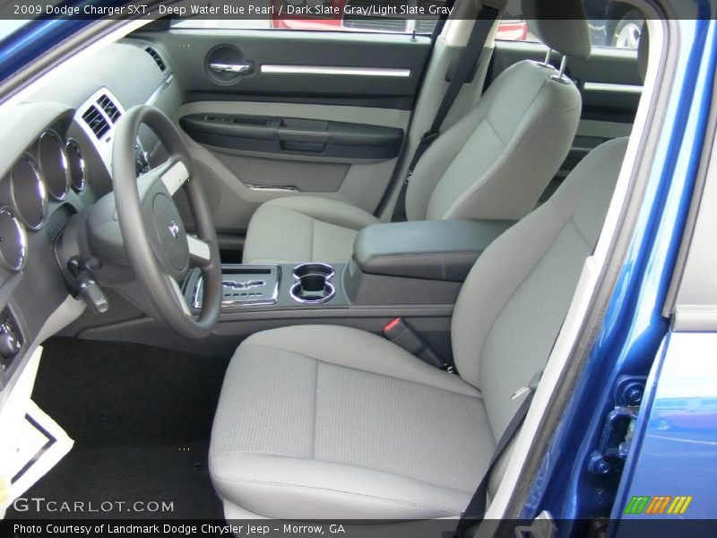 Deep Water Blue Pearl / Dark Slate Gray/Light Slate Gray 2009 Dodge Charger SXT
